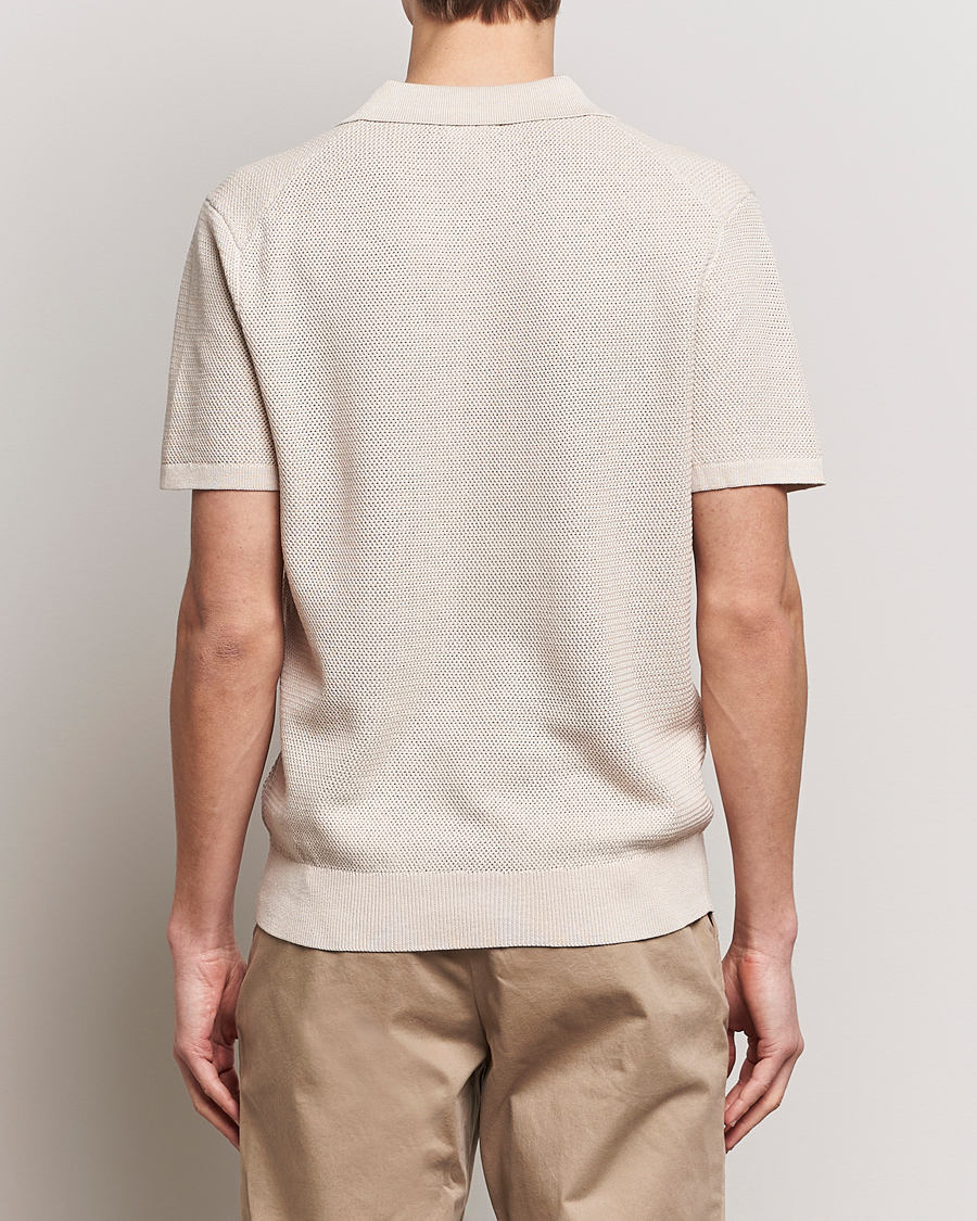 Heren | Polo's | J.Lindeberg | Ben Open Collar Polo Moonbeam