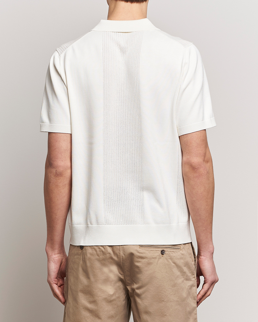 Heren | Polo's | J.Lindeberg | Reymond Solid Knitted Polo Cloud White
