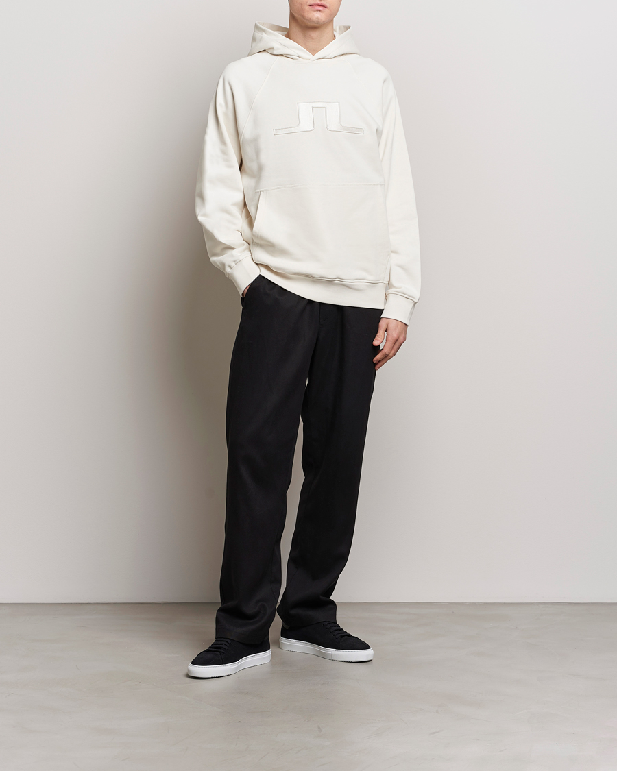 Heren | Truien | J.Lindeberg | Callan Bridge Hoodie Cloud White