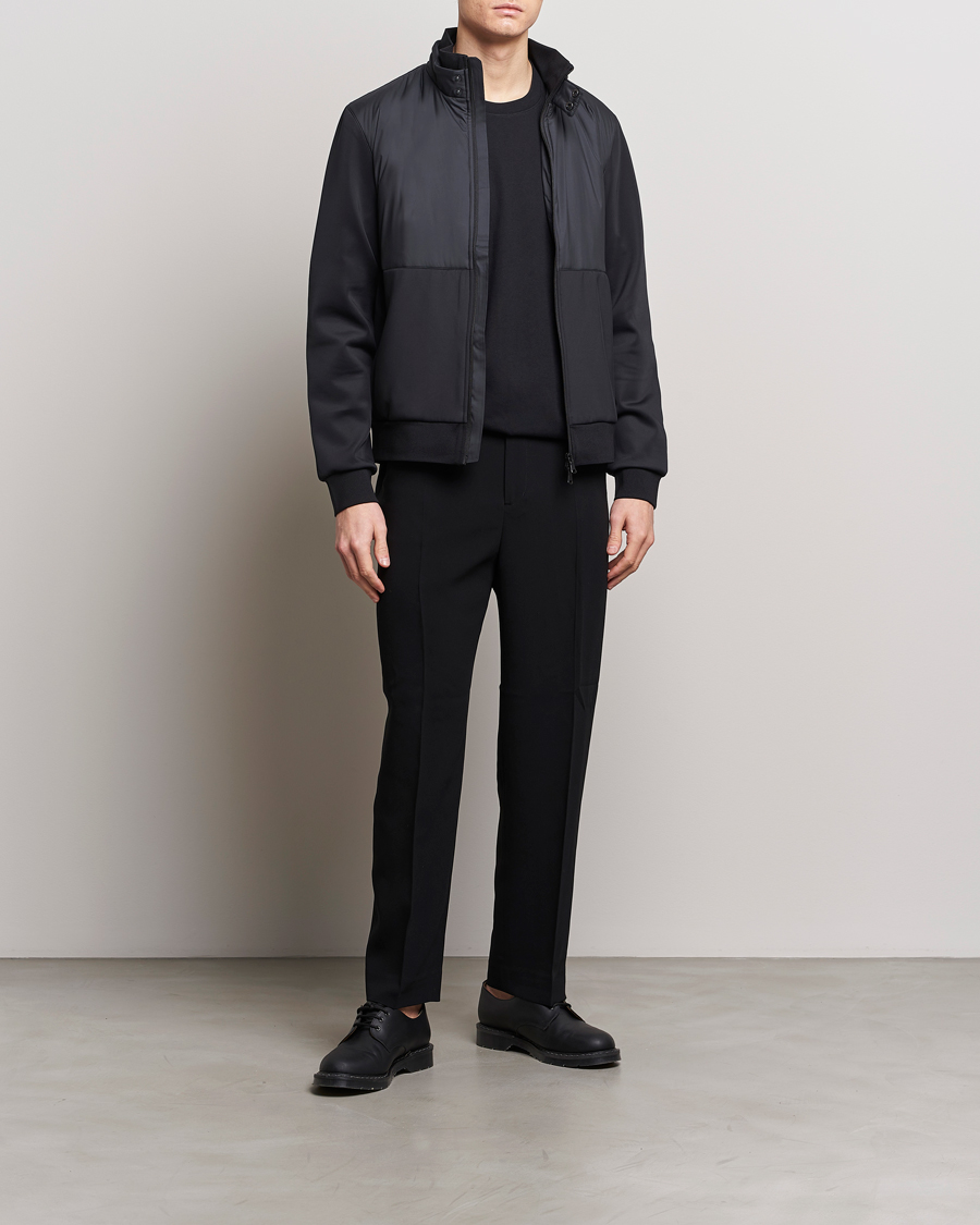 Heren | Truien | J.Lindeberg | Dovid Hybrid Jacket Black