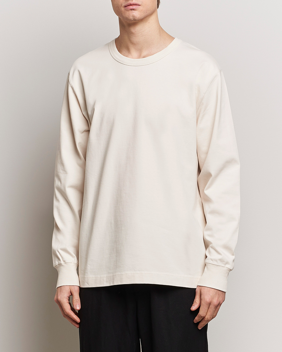 Heren | T-shirts | CDLP | Heavyweight Long Sleeve T-Shirt Off White