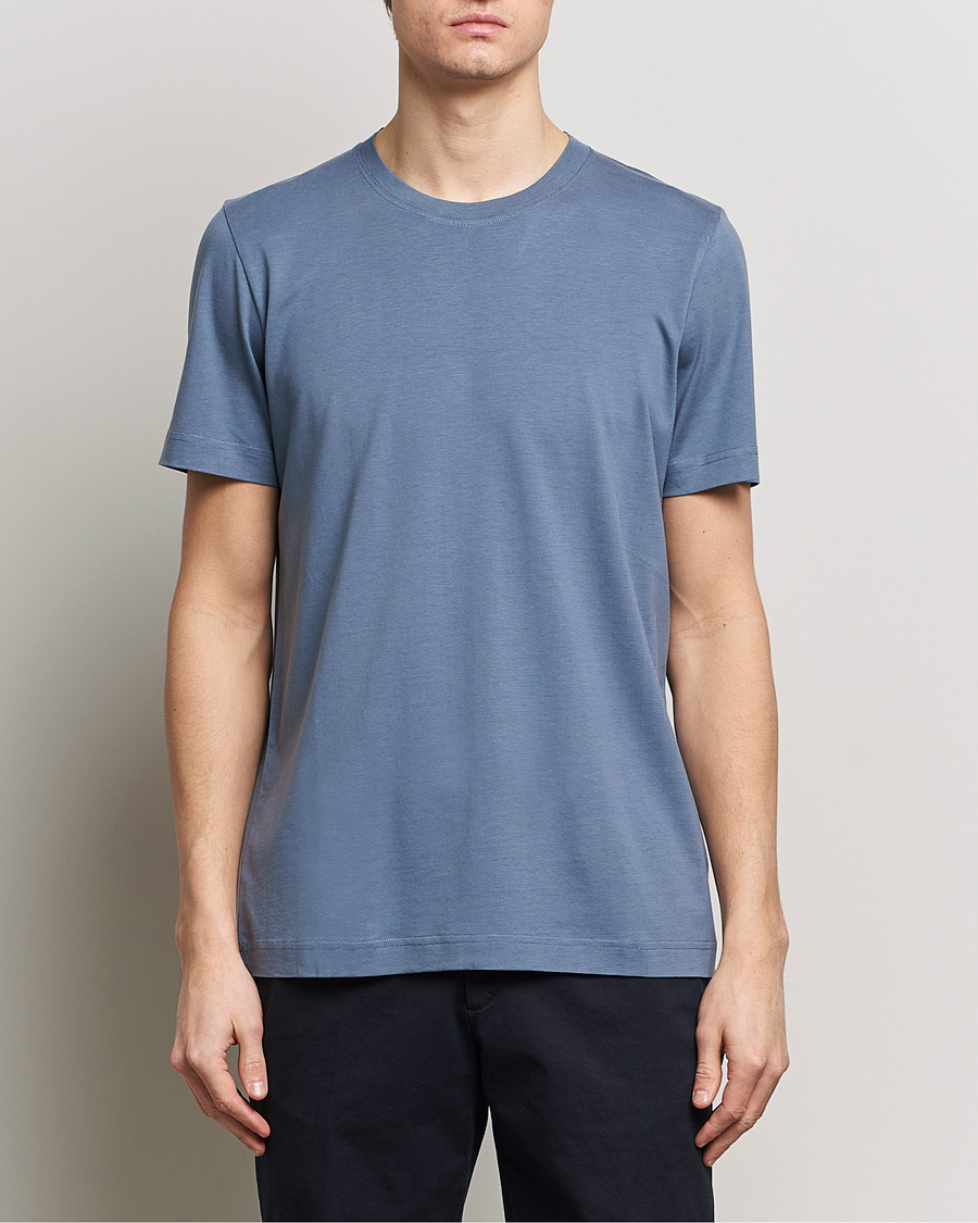 Heren | Contemporary Creators | CDLP | Crew Neck Tee Steel Blue