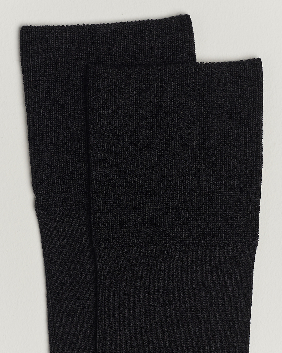 Heren | Scandinavische specialisten | CDLP | Cotton Rib Socks Black