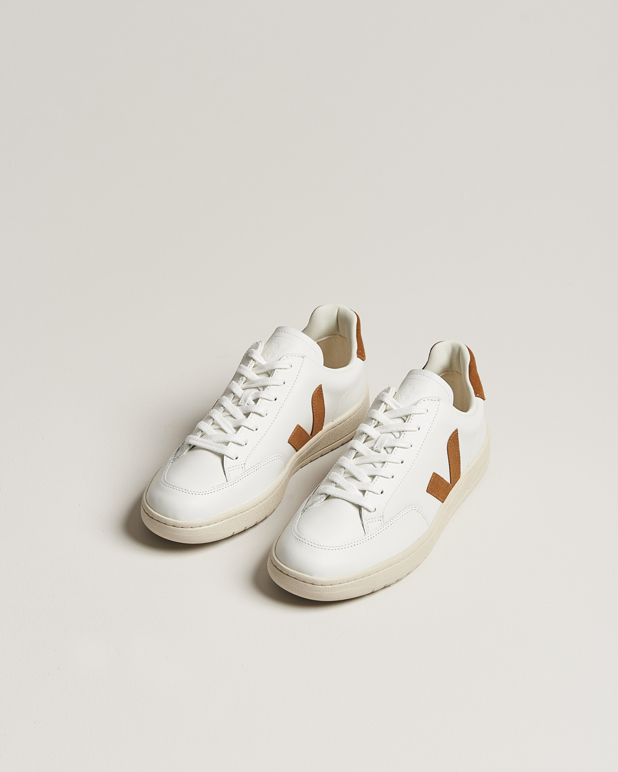 Heren | Lage sneakers | Veja | V-12 Sneaker Extra White/Camel