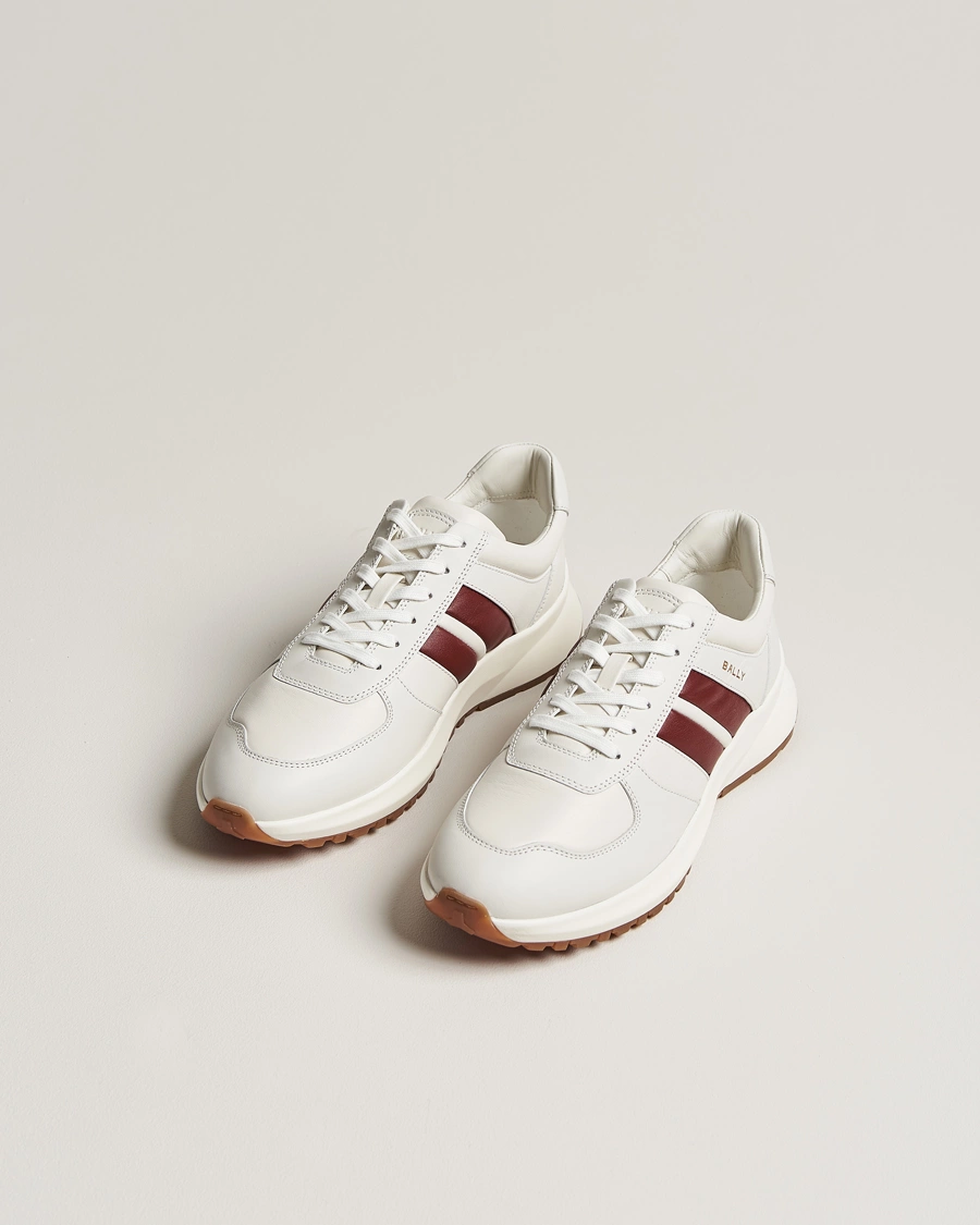 Heren | Schoenen | Bally | Darsyl Leather Running Sneaker White