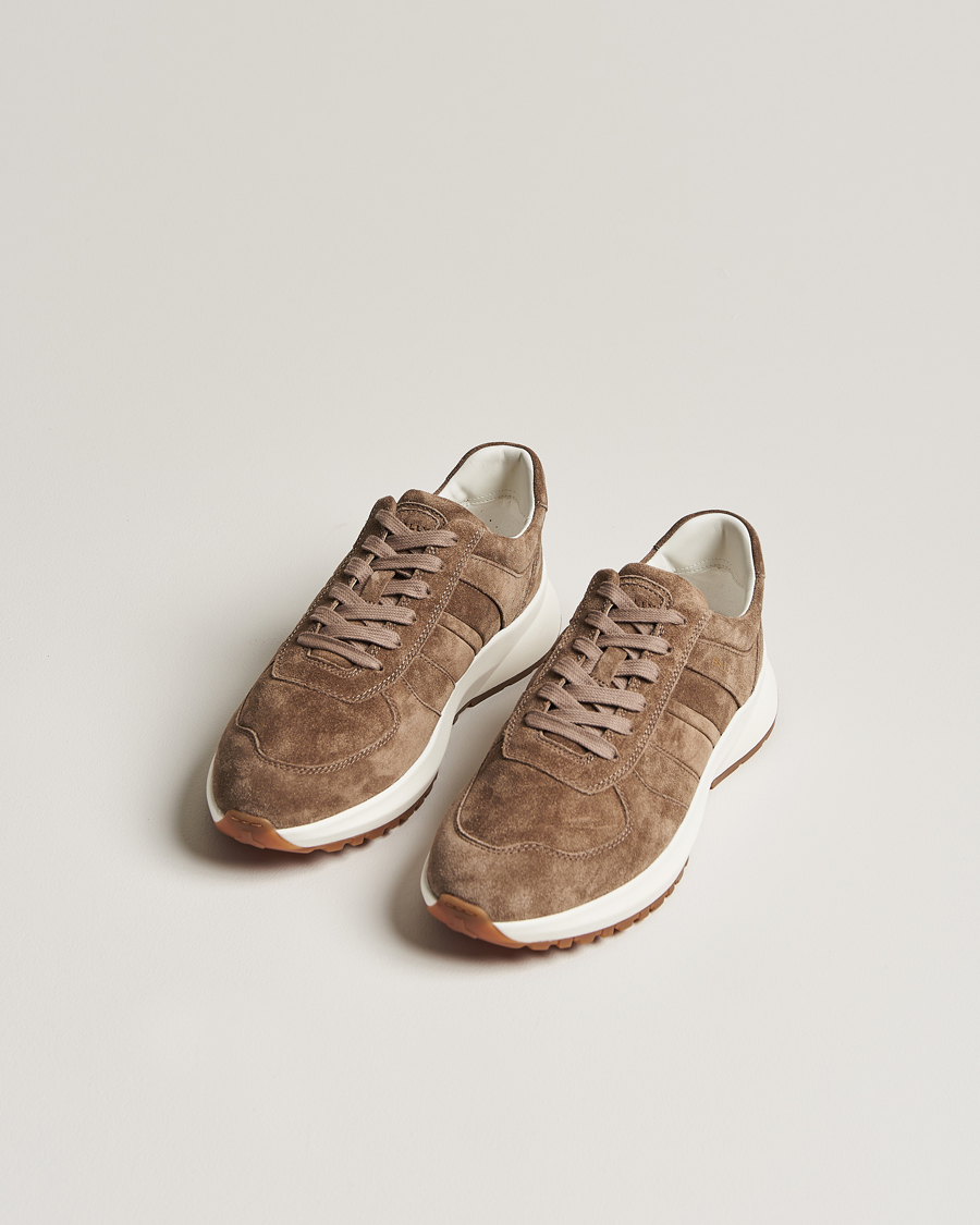 Heren | Suède schoenen | Bally | Darsyl Suede Running Sneaker Deep Sepia