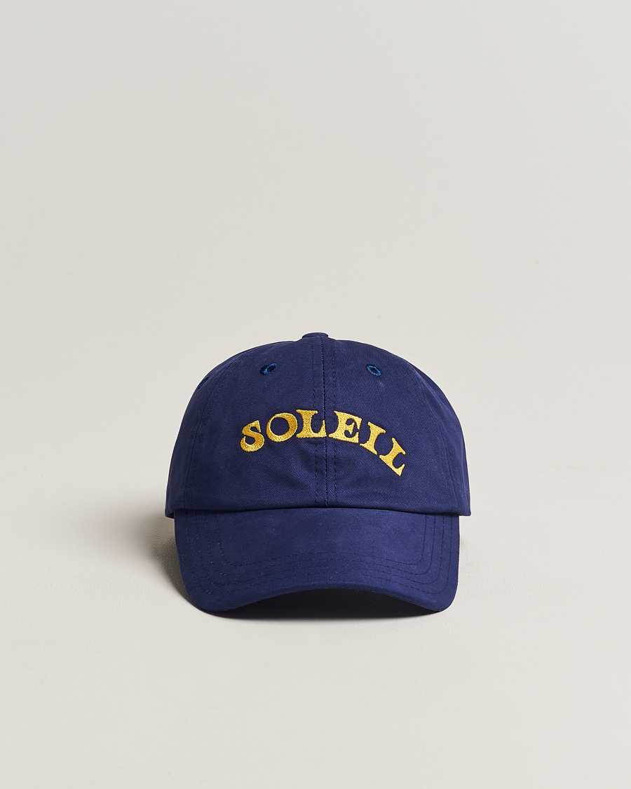 Heren | Drake's Soleil Baseball Cap Navy | Drake's | Soleil Baseball Cap Navy