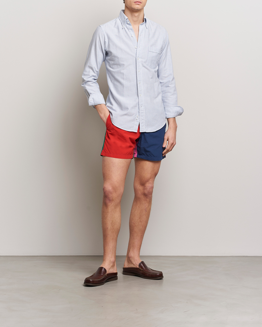 Heren | Zwembroek | Drake's | Colourblock Swimshorts Multi