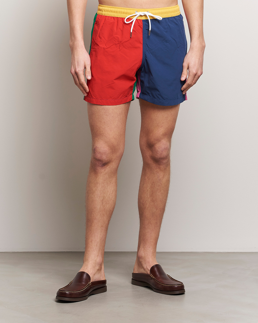 Heren | Zwembroek | Drake's | Colourblock Swimshorts Multi