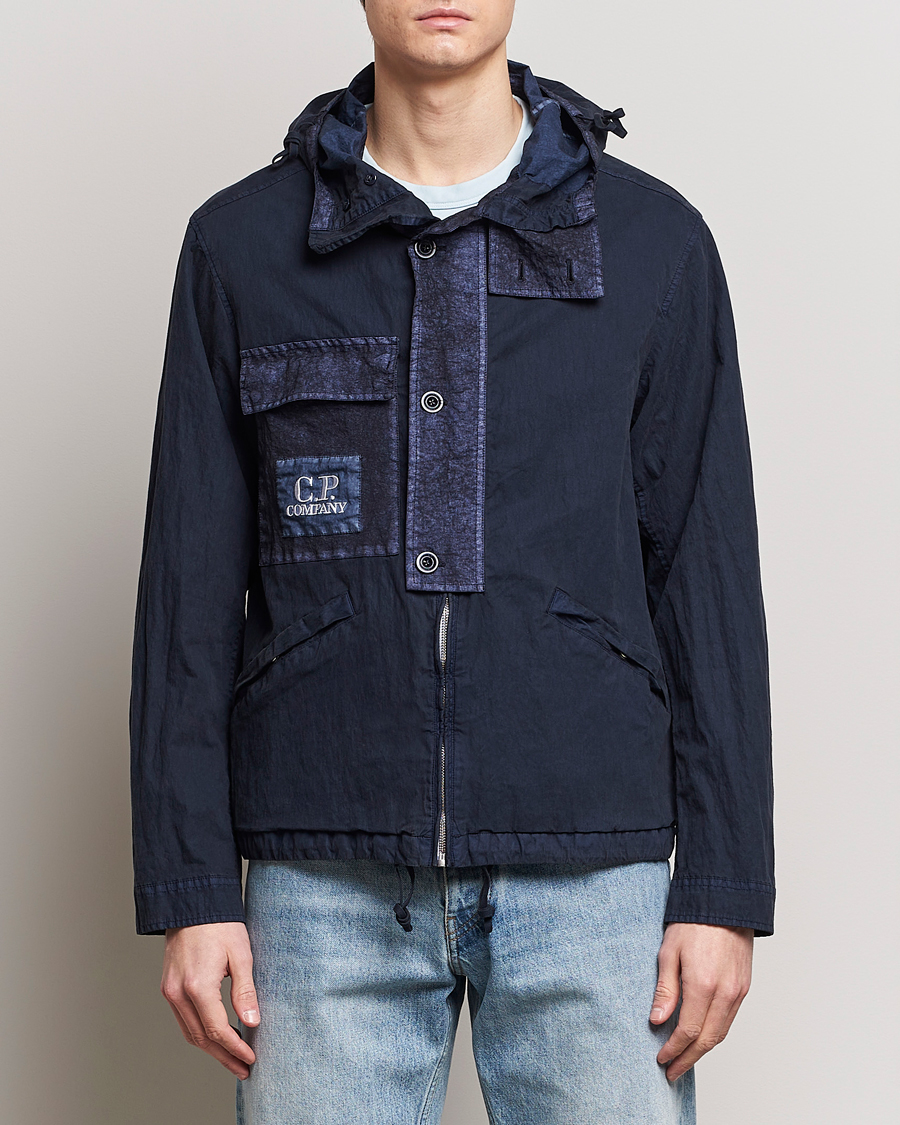 Heren | Casual jassen | C.P. Company | 50 Filli Gum Cotton/Nylon Jacket Navy