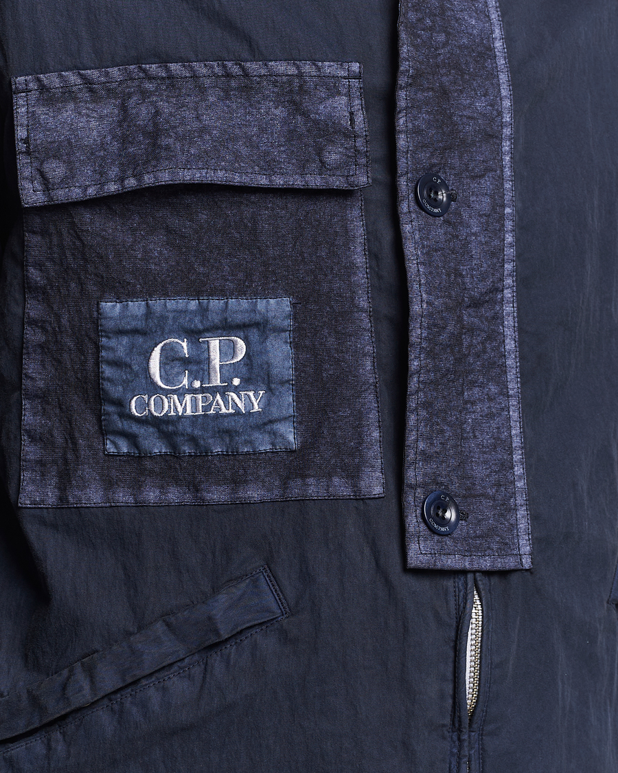Heren | Jassen | C.P. Company | 50 Filli Gum Cotton/Nylon Jacket Navy