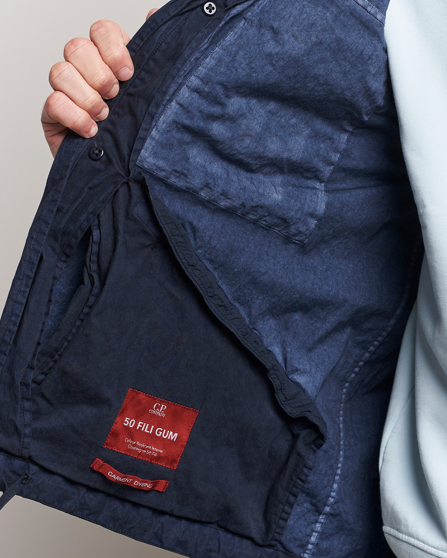 Heren | Jassen | C.P. Company | 50 Filli Gum Cotton/Nylon Jacket Navy