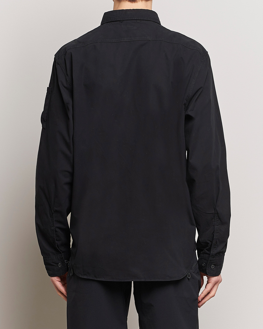 Heren | Overhemden | C.P. Company | Long Sleeve Gabardine Pocket Shirt Black