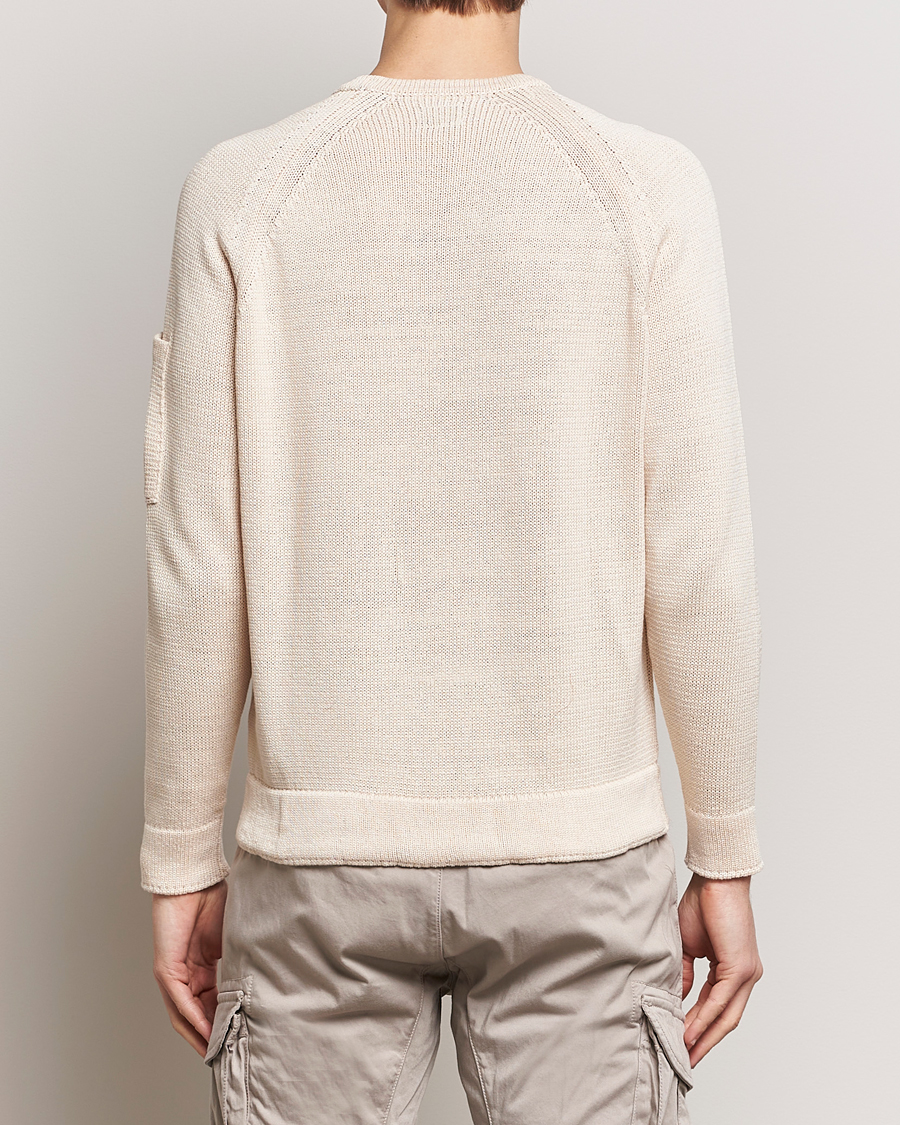 Heren | Truien | C.P. Company | Compact Cotton Lens Crewneck Ecru