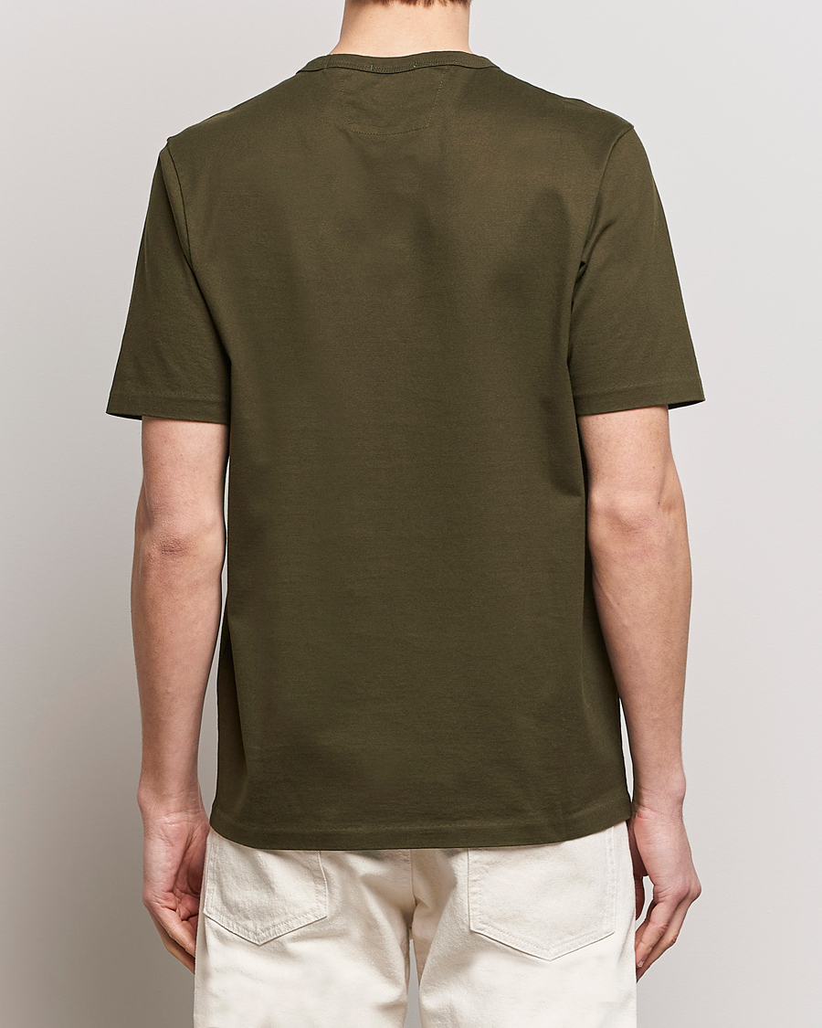 Heren | T-shirts | C.P. Company | Mercerized Heavy Cotton Logo T-Shirt Army