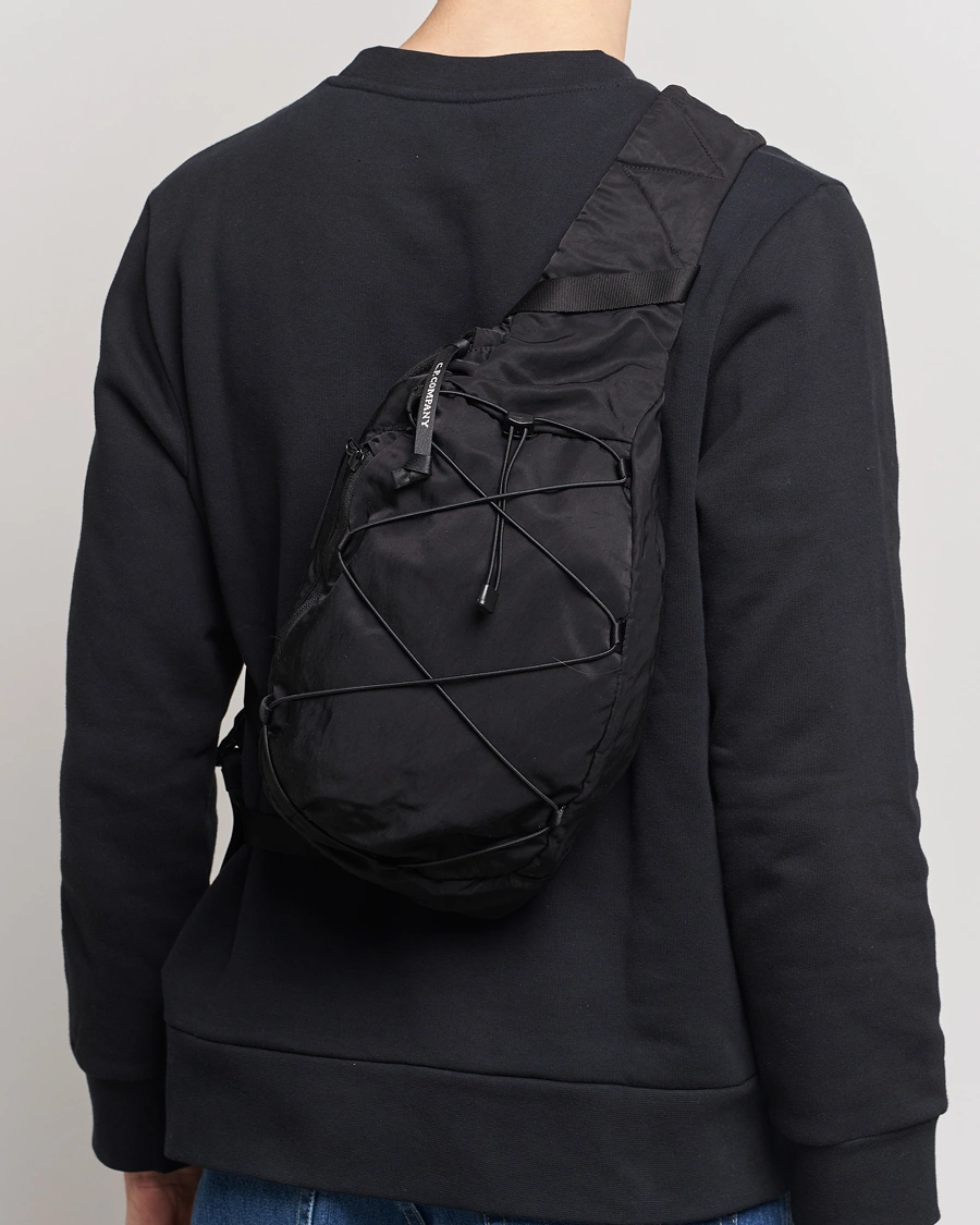 Heren | Tassen | C.P. Company | Nylon B Accessories Shoulder Bag Black
