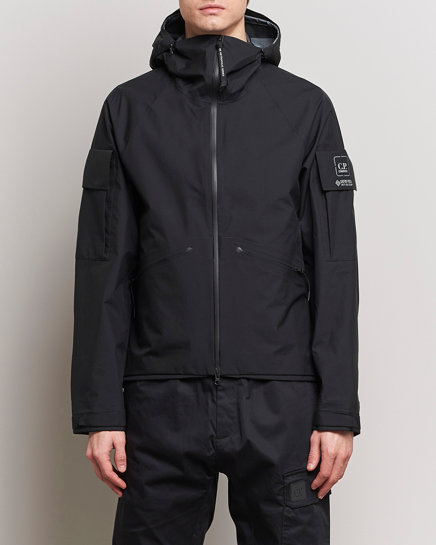 Heren | Hedendaagse jassen | C.P. Company | Metropolis GORE-TEX Nylon Hooded Jacket Black