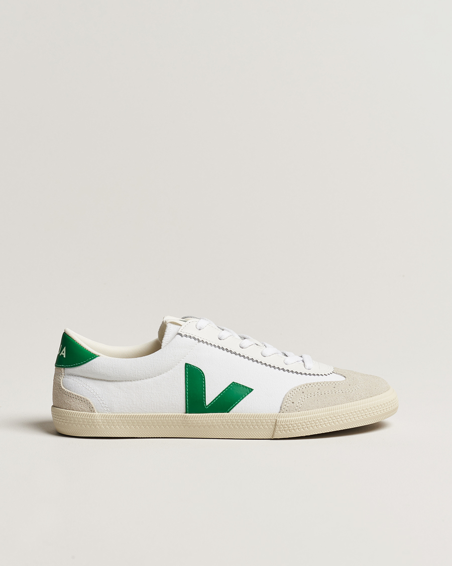 Heren | Veja Volley Sneaker White/Emeraude | Veja | Volley Sneaker White/Emeraude