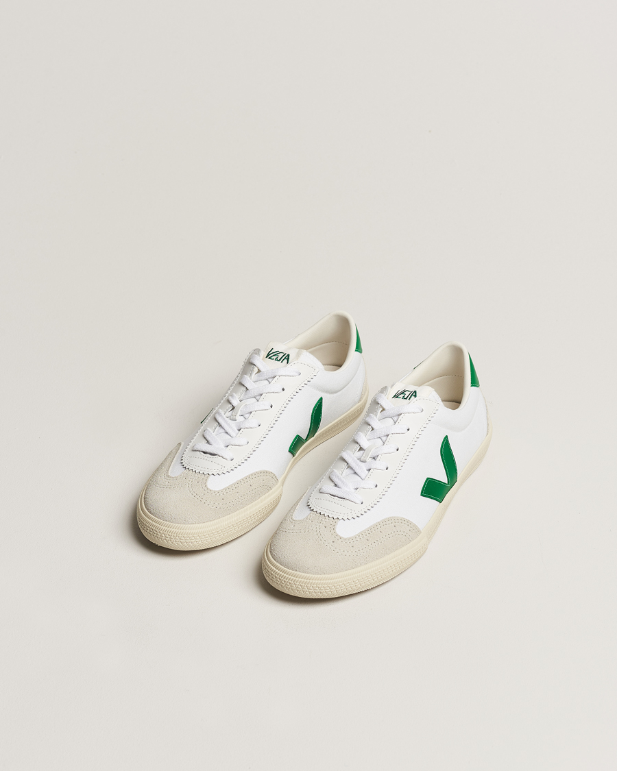 Heren | Veja Volley Sneaker White/Emeraude | Veja | Volley Sneaker White/Emeraude