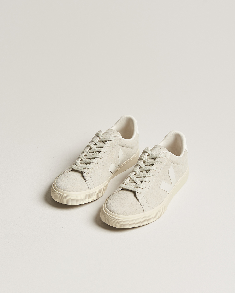 Heren | Suède schoenen | Veja | Campo Suede Sneaker Natural White