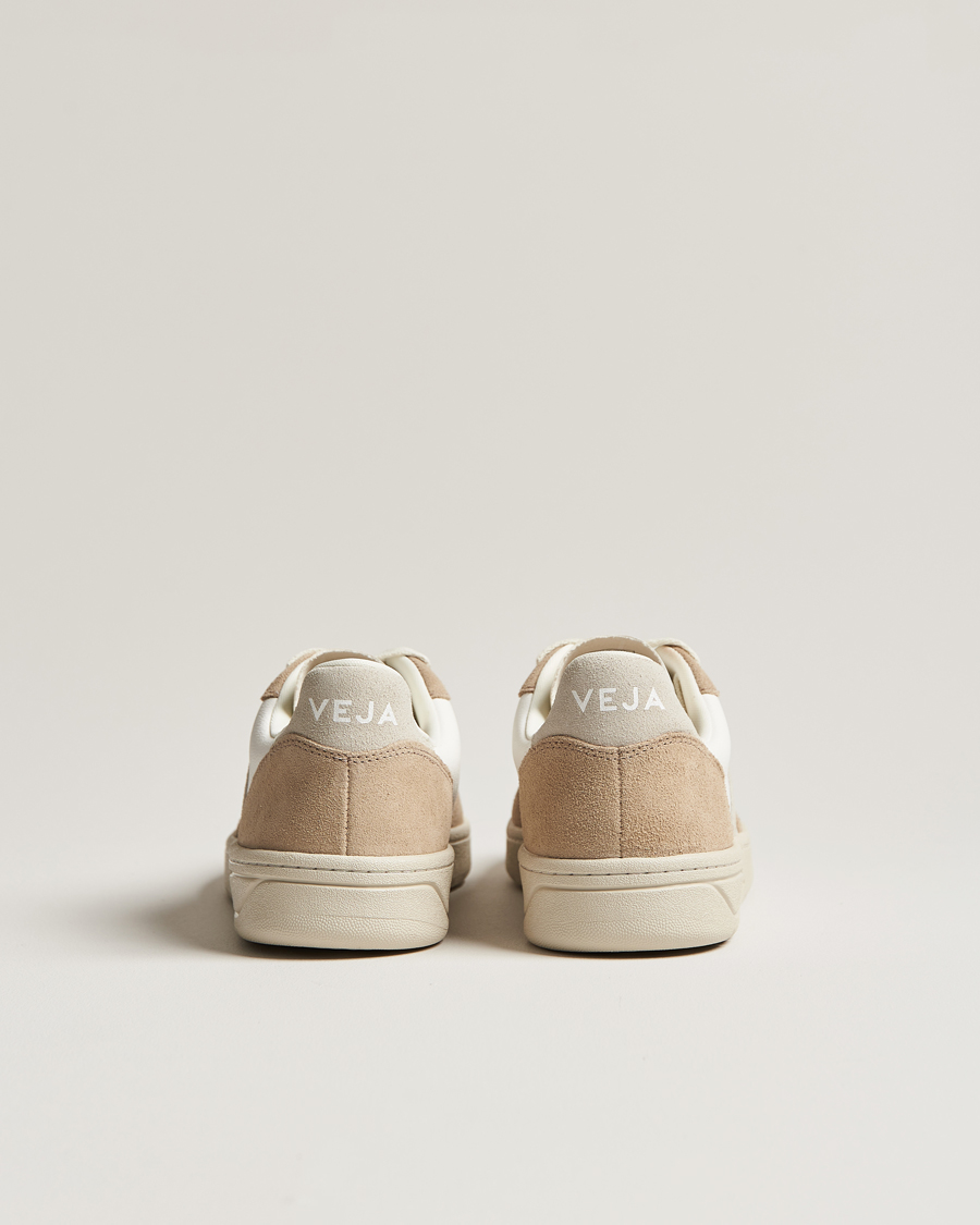 Heren | Veja V-10 Chromefree Leather Extra White/Natural Sahara | Veja | V-10 Chromefree Leather Extra White/Natural Sahara