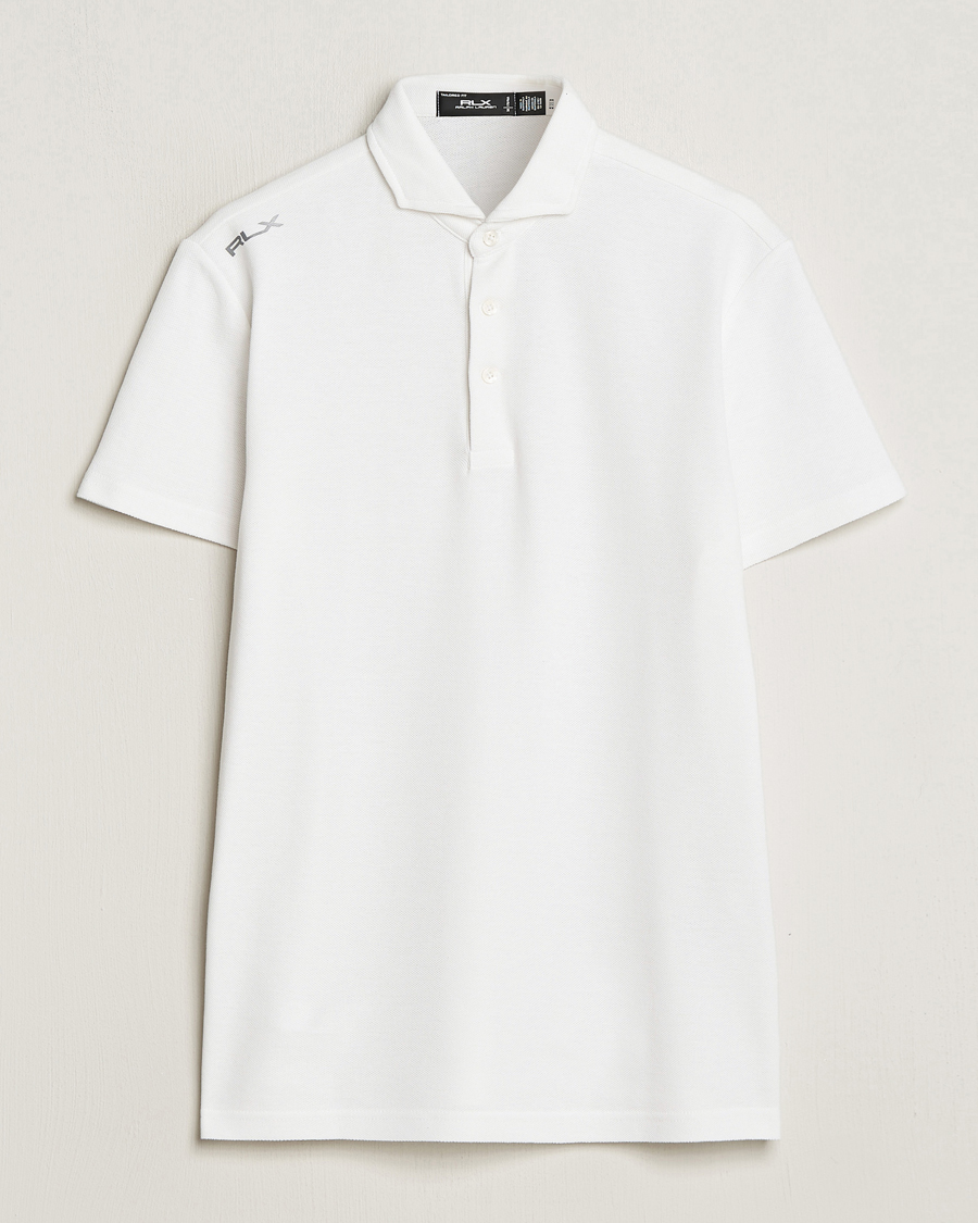 Heren | Polo's | RLX Ralph Lauren | Short Sleeve Polo Ceramic White