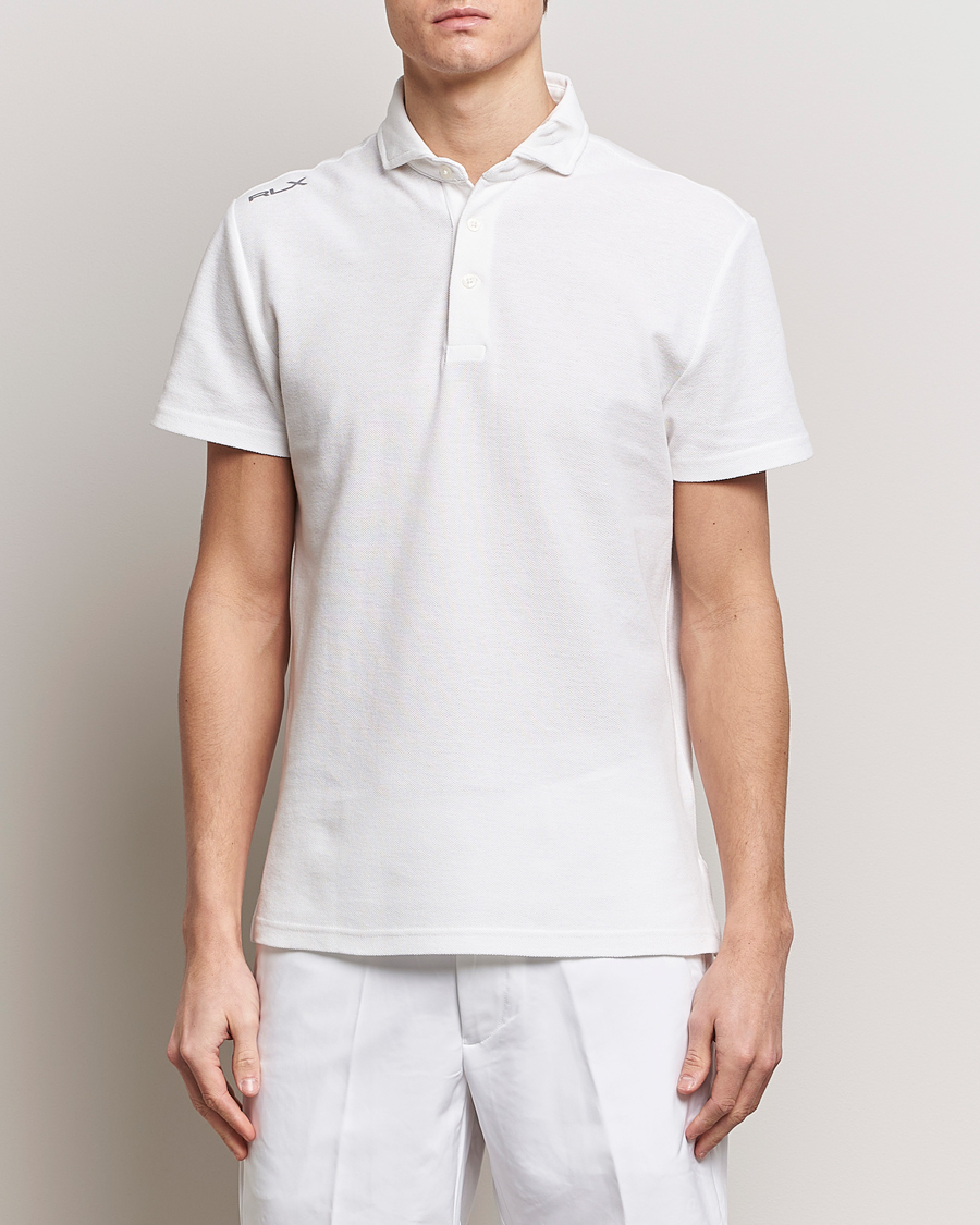 Heren | Sport | RLX Ralph Lauren | Short Sleeve Polo Ceramic White