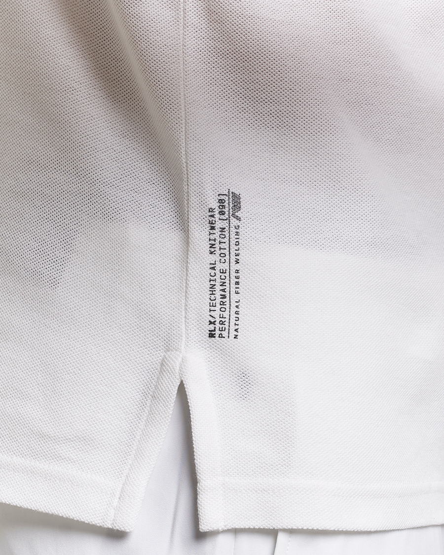 Heren | Polo's | RLX Ralph Lauren | Short Sleeve Polo Ceramic White