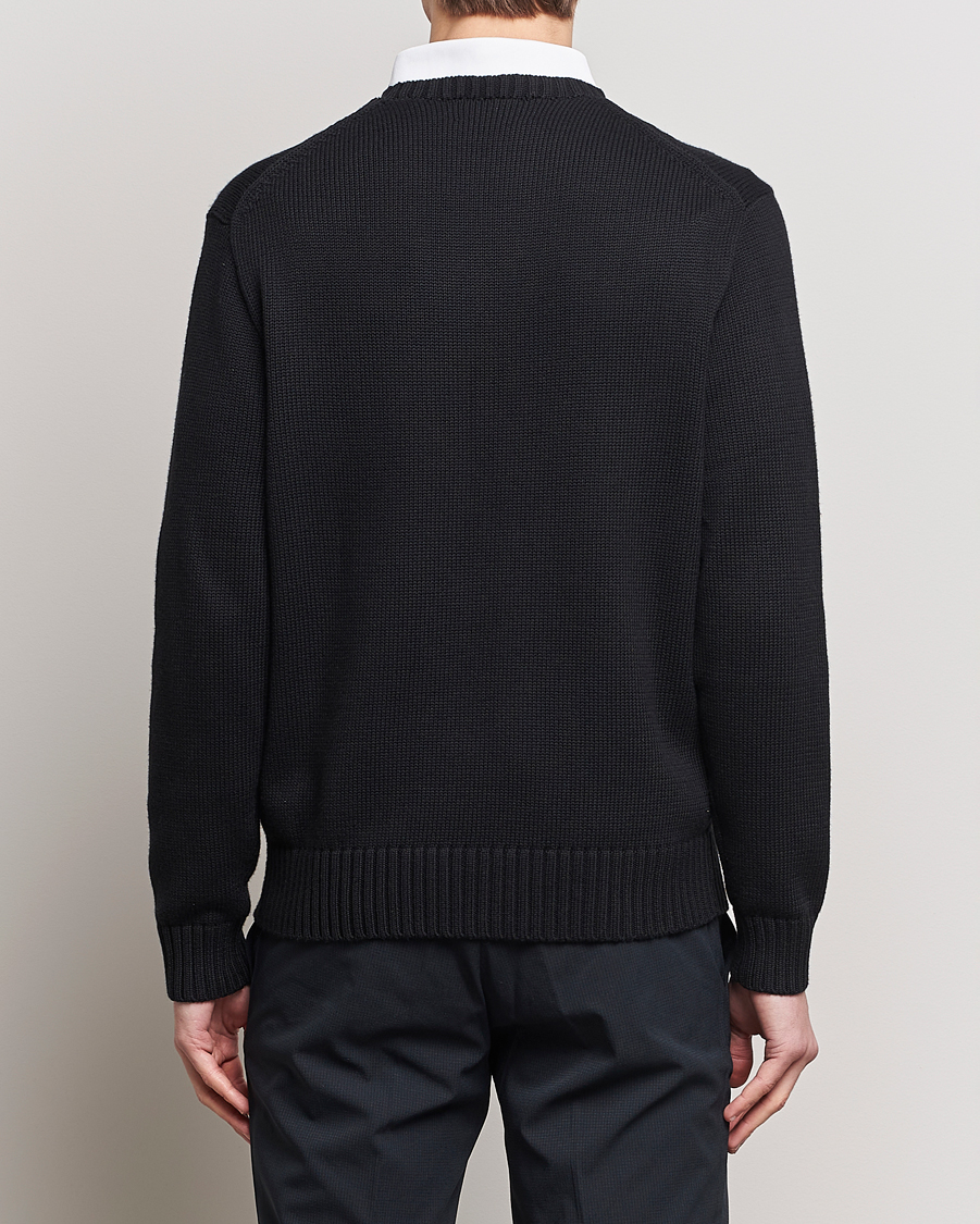 Heren | Truien | RLX Ralph Lauren | Bear Golfer Knitted Sweater Polo Black