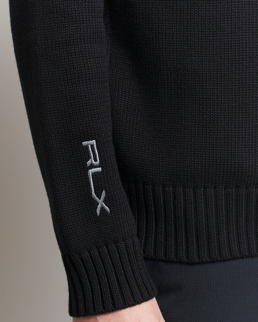Heren | Truien | RLX Ralph Lauren | Bear Golfer Knitted Sweater Polo Black