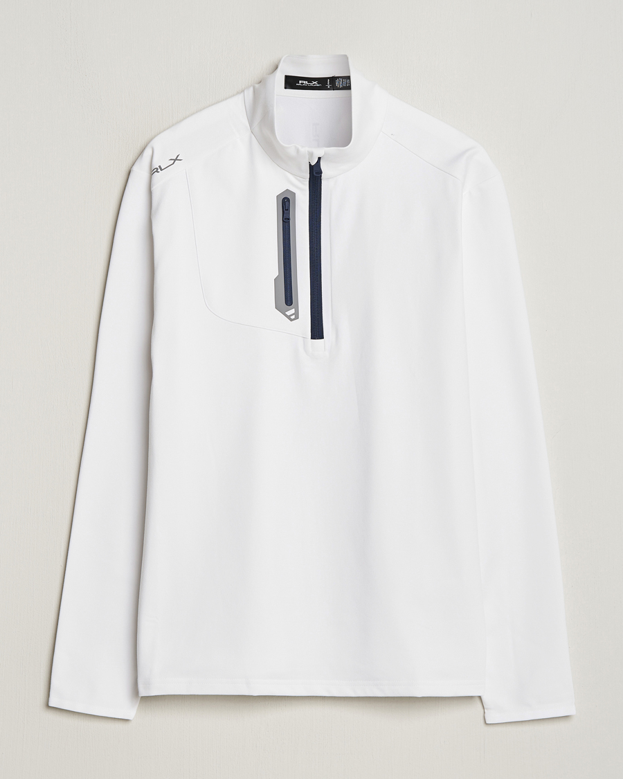 Heren | Truien | RLX Ralph Lauren | Luxury Jersey Half Zip Ceramic White