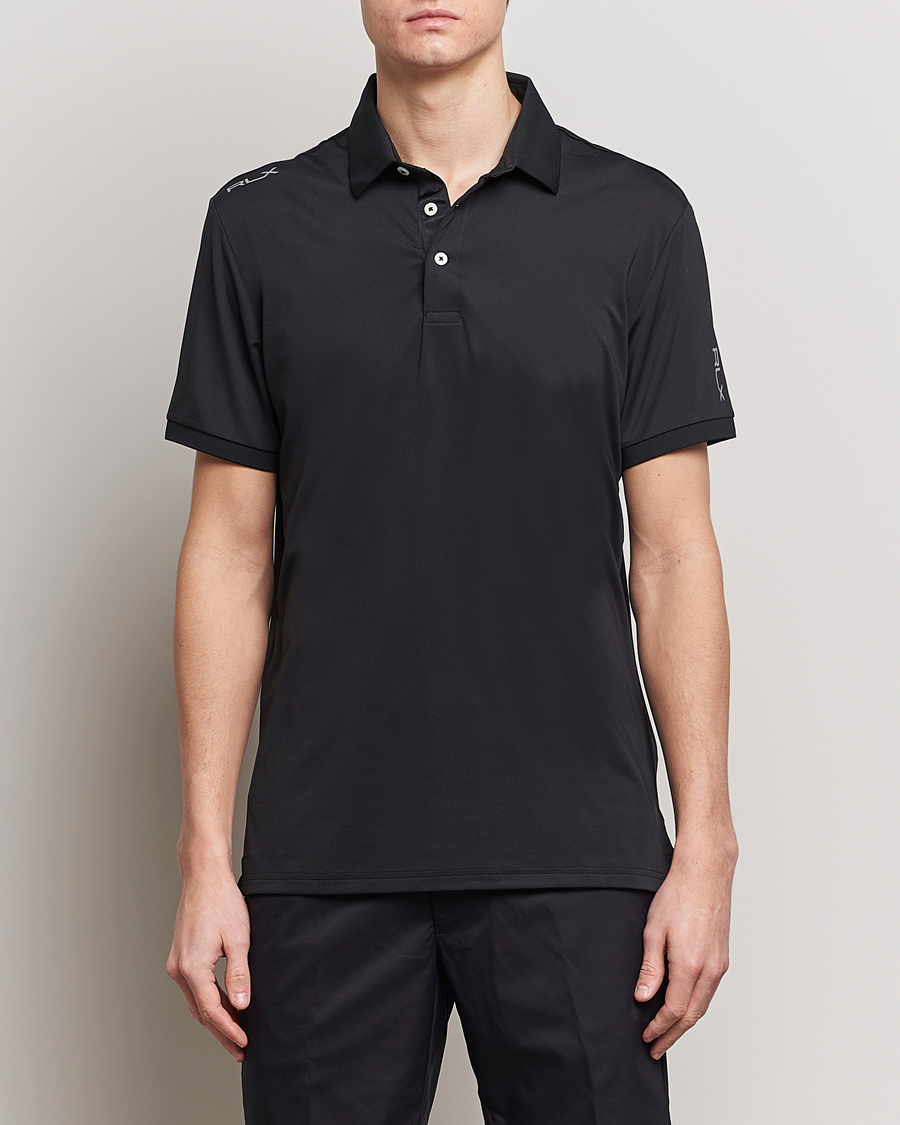 Men |  | RLX Ralph Lauren | Airflow Active Jersey Polo Polo Black