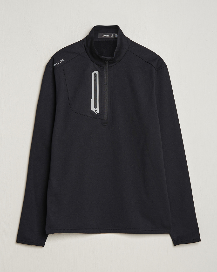 Heren | Truien | RLX Ralph Lauren | Luxury Jersey Half Zip Polo Black