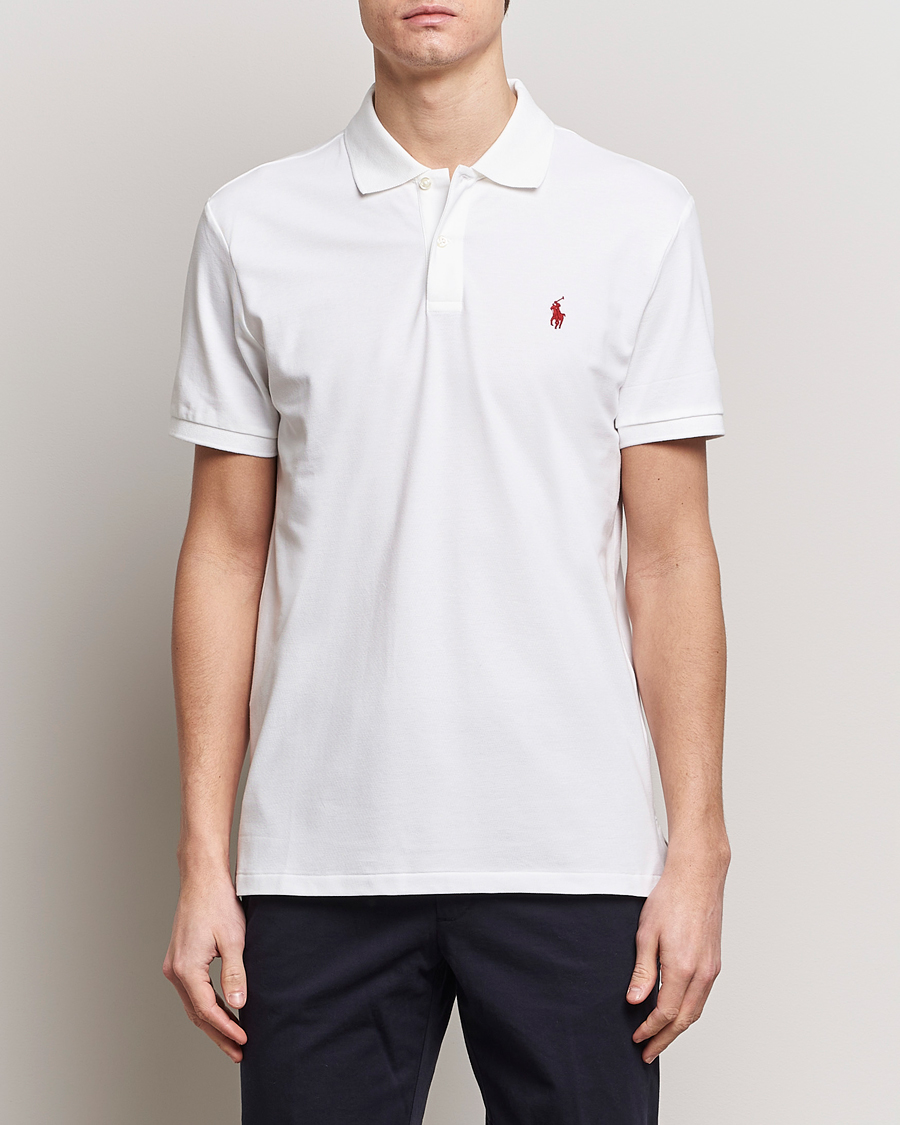 Heren | Polo's | Polo Ralph Lauren Golf | Performance Stretch Polo Ceramic White