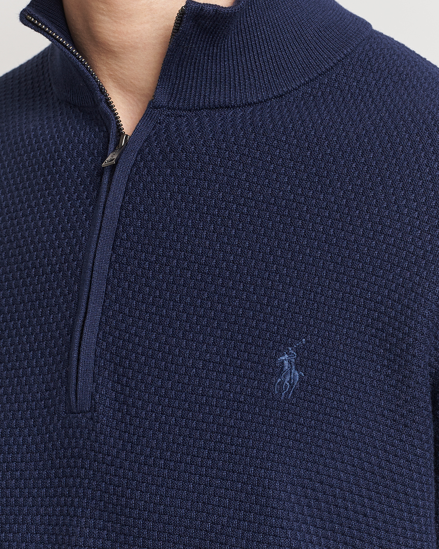 Heren | Truien | Polo Ralph Lauren Golf | Cotton Jersey Half Zip Refined Navy