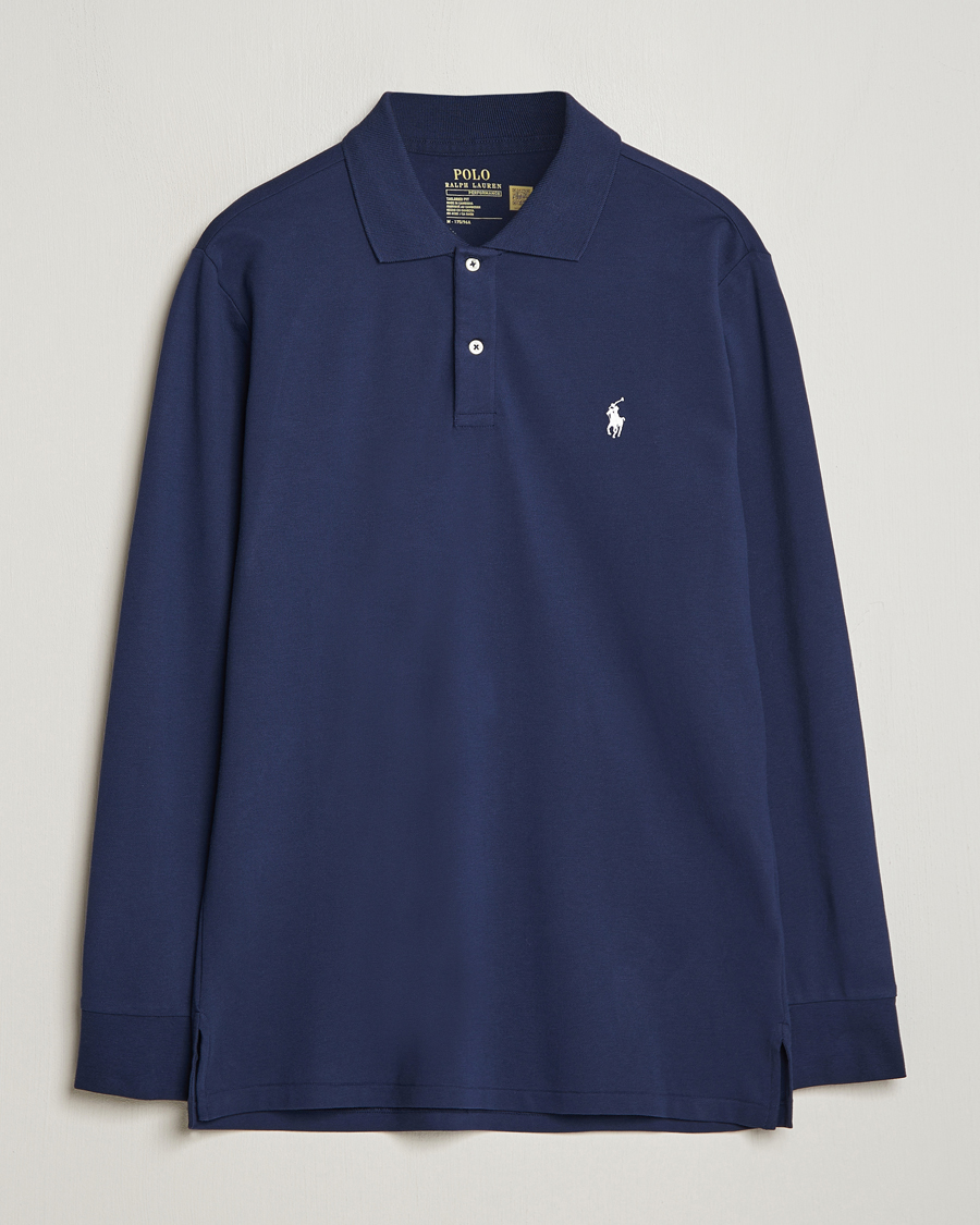 Heren | Truien | Polo Ralph Lauren Golf | Performance Stretch Long Sleeve Polo Refined Navy