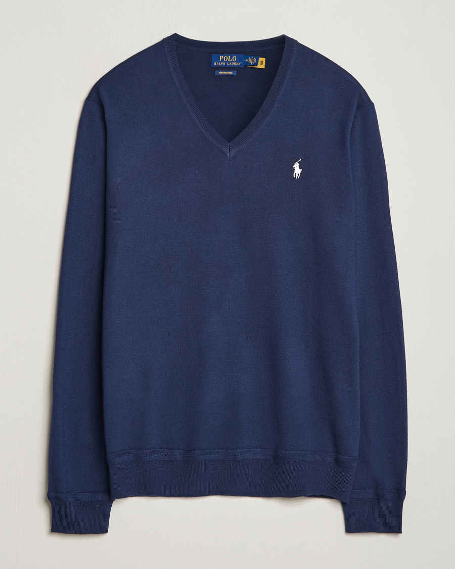 Polo under shop v neck sweater