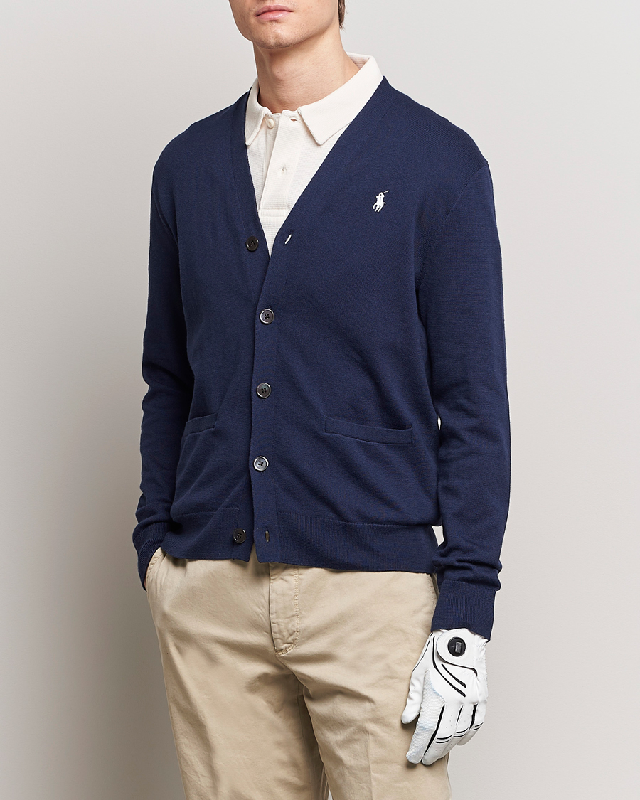 Men |  | RLX Ralph Lauren | Cotton Cardigan Refined Navy