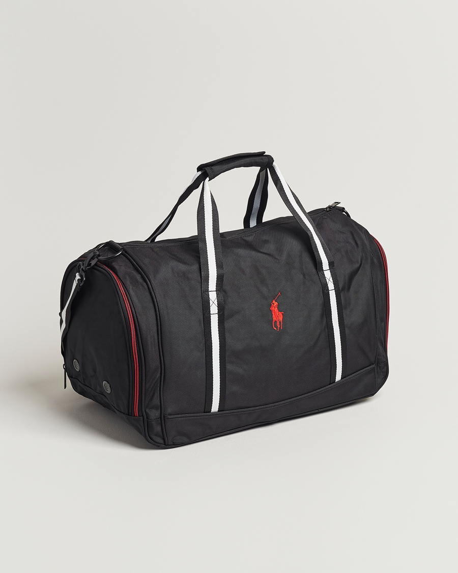 Heren | Tassen | RLX Ralph Lauren | Boston Duffle Bag Black/Red