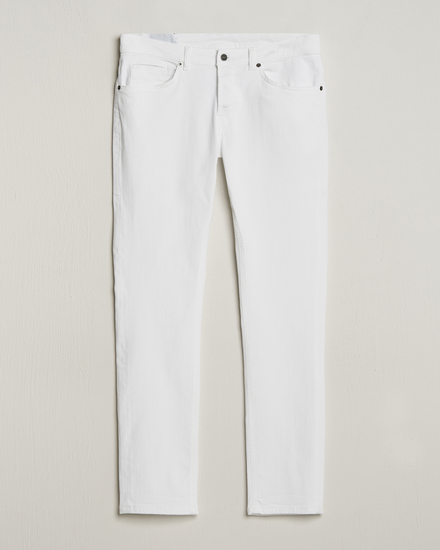 Heren | Jeans | Dondup | George Bullstretch Jeans White
