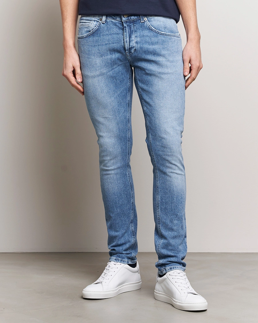 Heren | Blauwe jeans | Dondup | George Jeans Light Blue