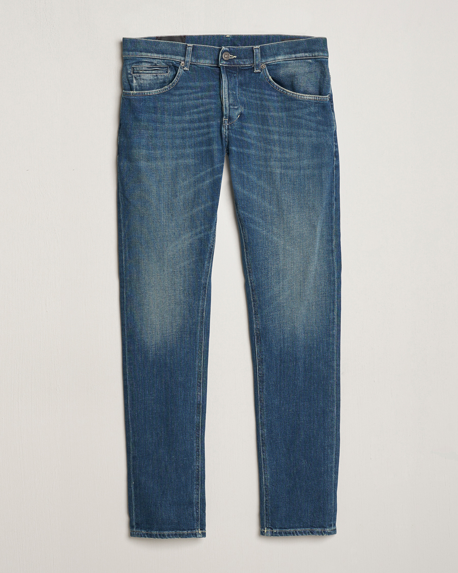 Heren | Jeans | Dondup | George Jeans Medium Blue