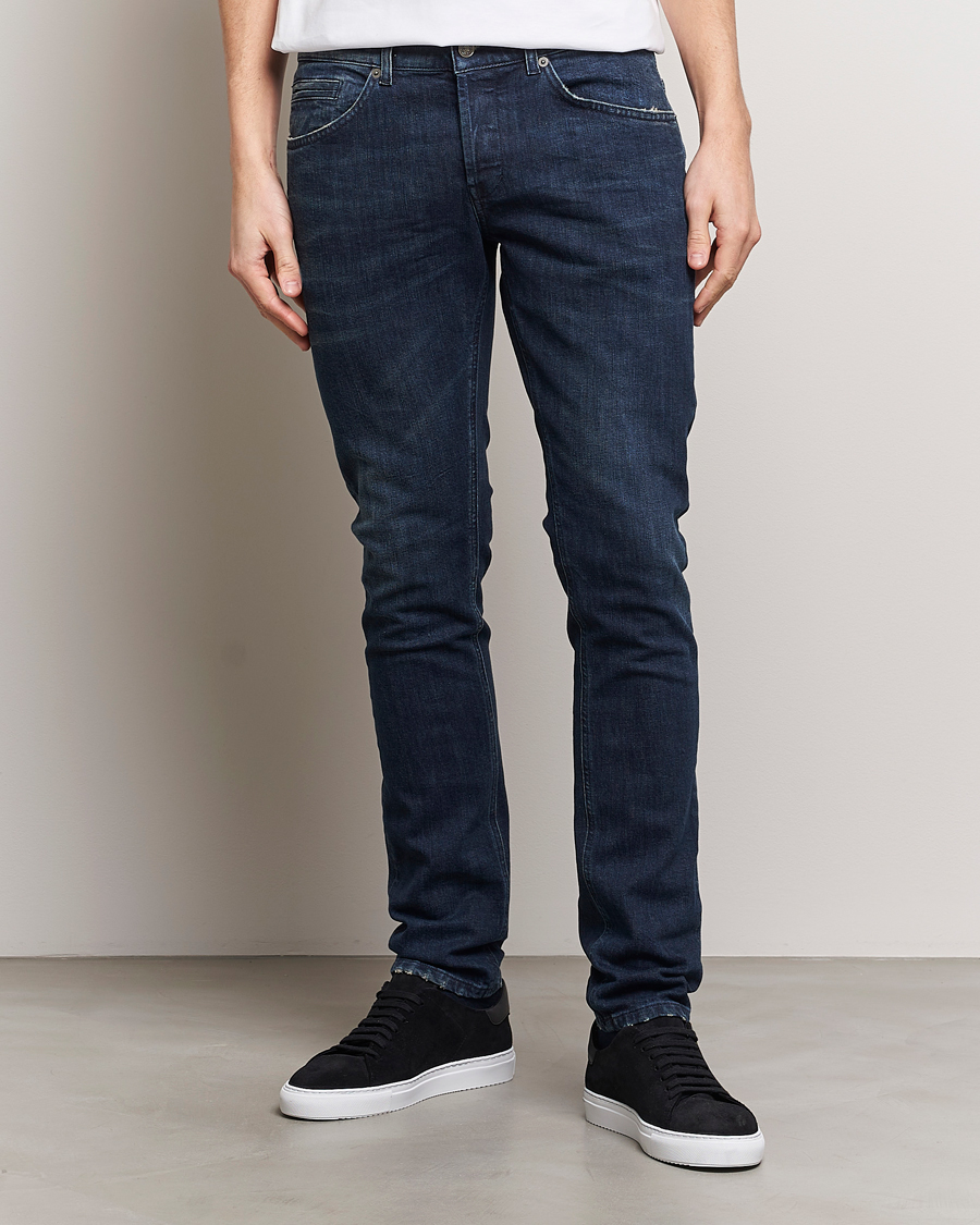 Heren | Slim fit | Dondup | George Jeans Dark Blue