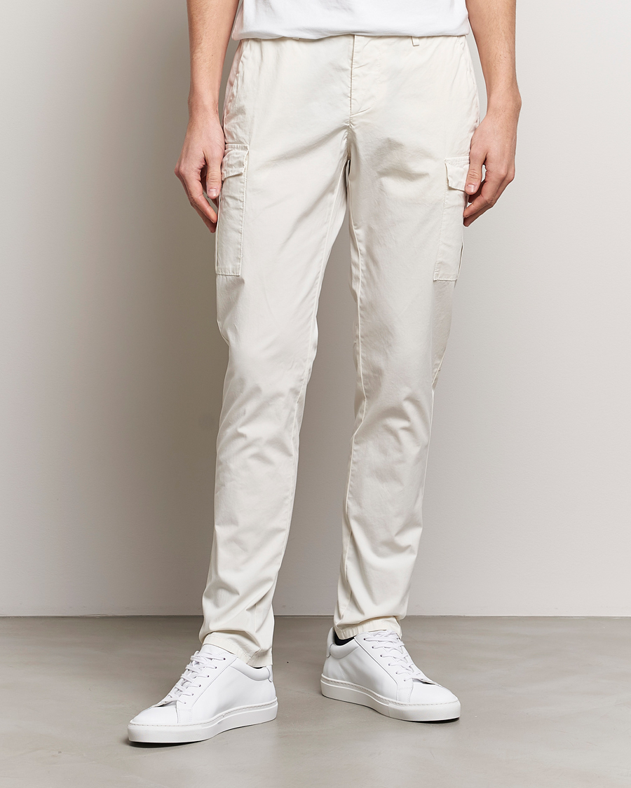 Heren | Dondup | Dondup | Eddie Cargo Pants Off White