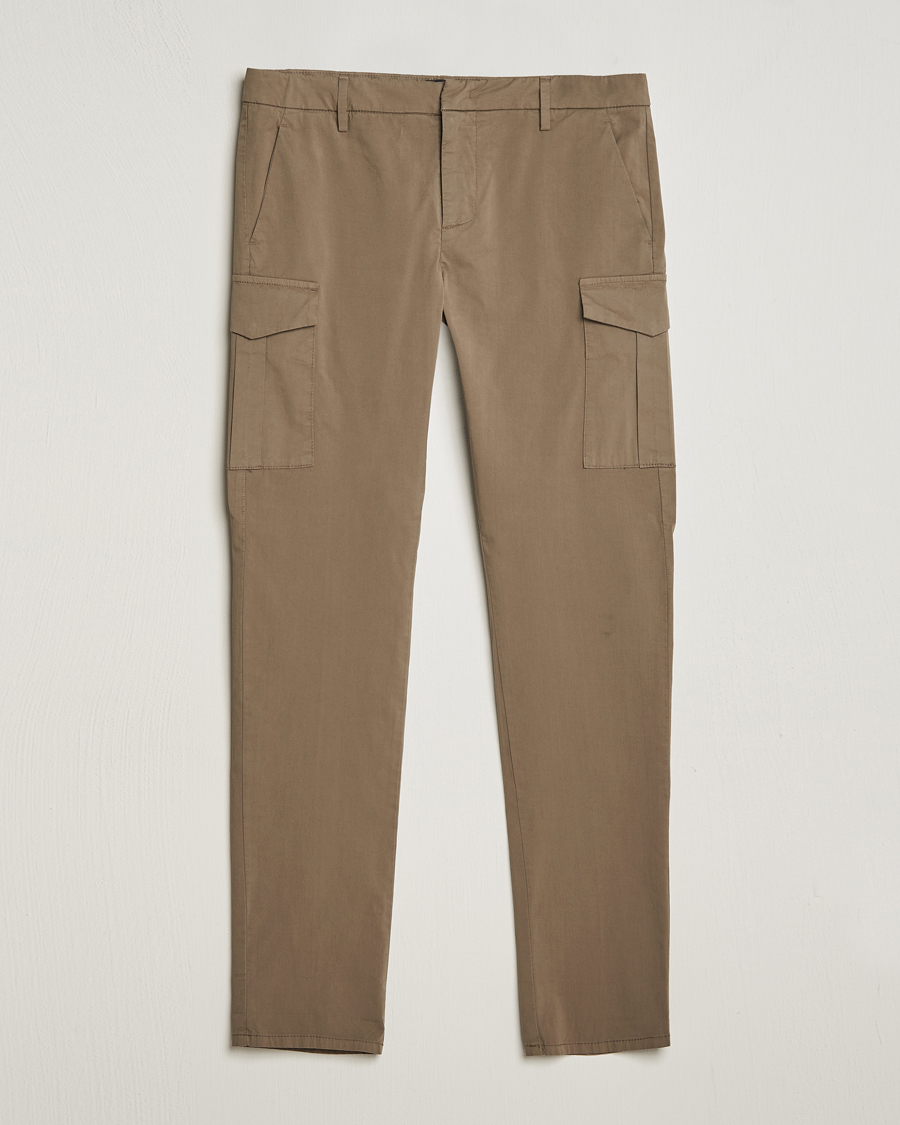 Heren | Broeken | Dondup | Eddie Cargo Pants Dark Beige