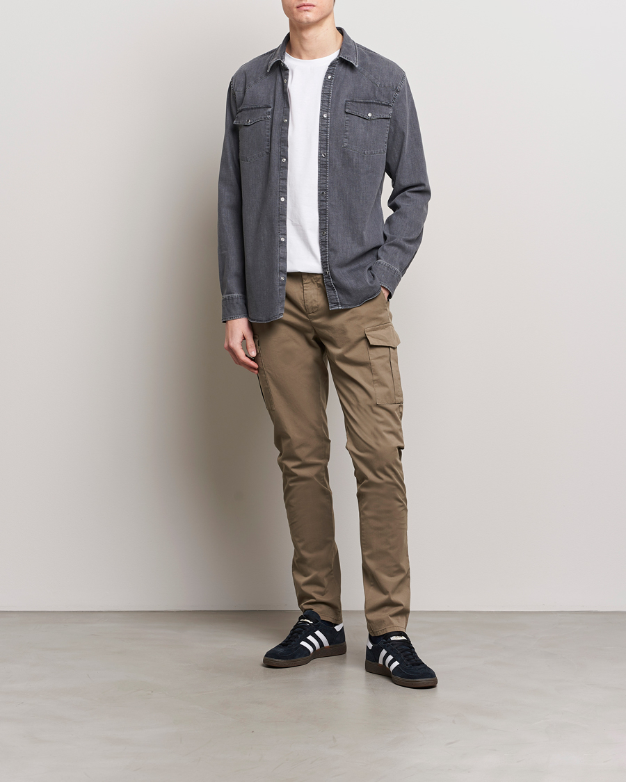 Heren | Broeken | Dondup | Eddie Cargo Pants Dark Beige