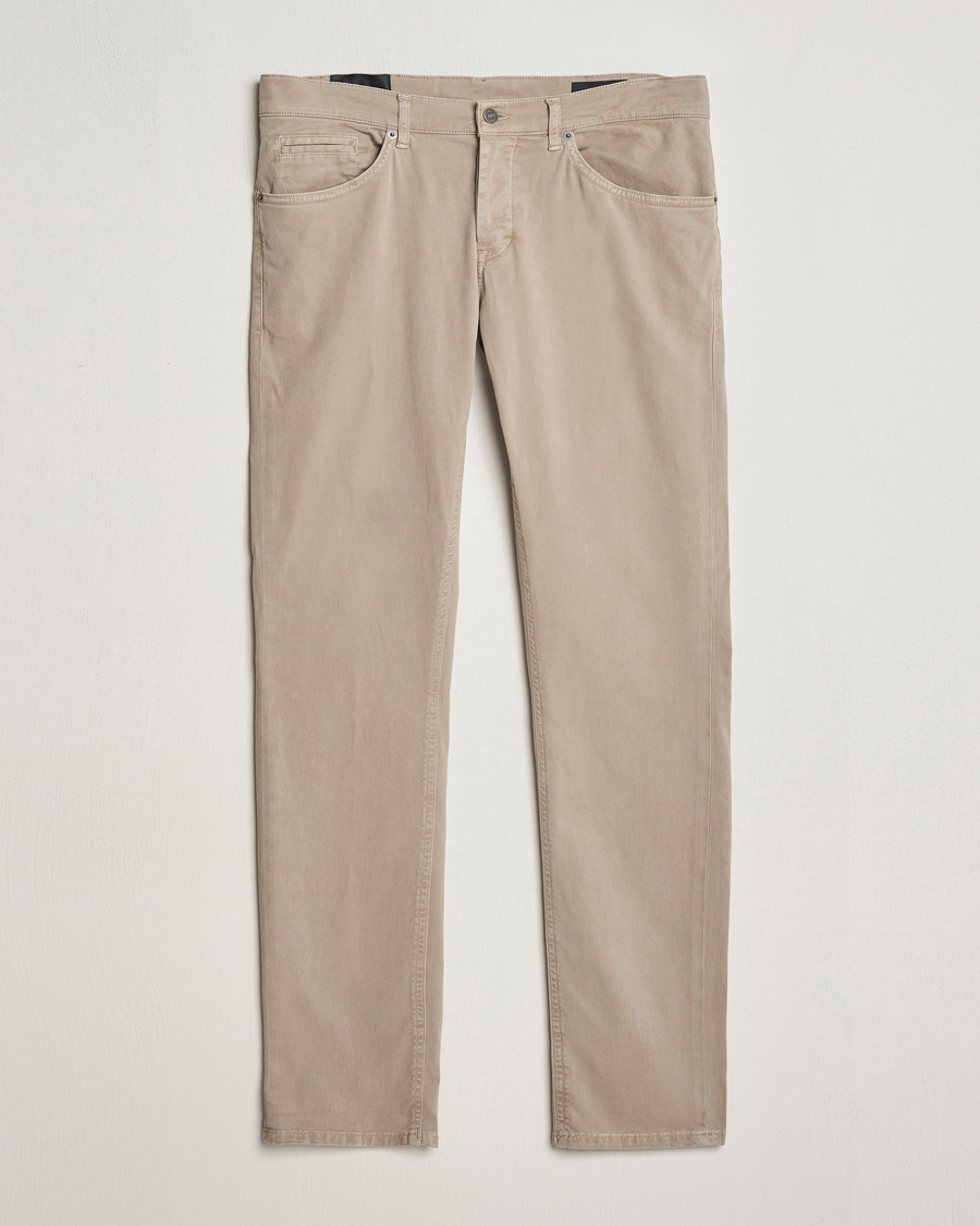 Heren | Broeken | Dondup | George Gabardine 5-Pocket Sand