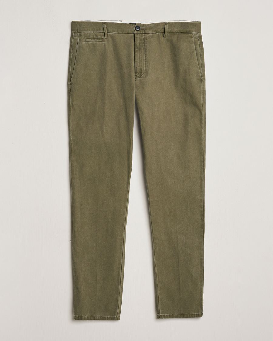 Heren | Broeken | Dondup | Joe Cotton Chinos Olive Green