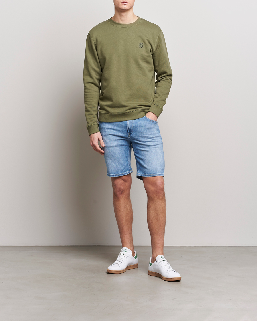 Heren | Korte broek | Dondup | Derek Denim Shorts Light Blue