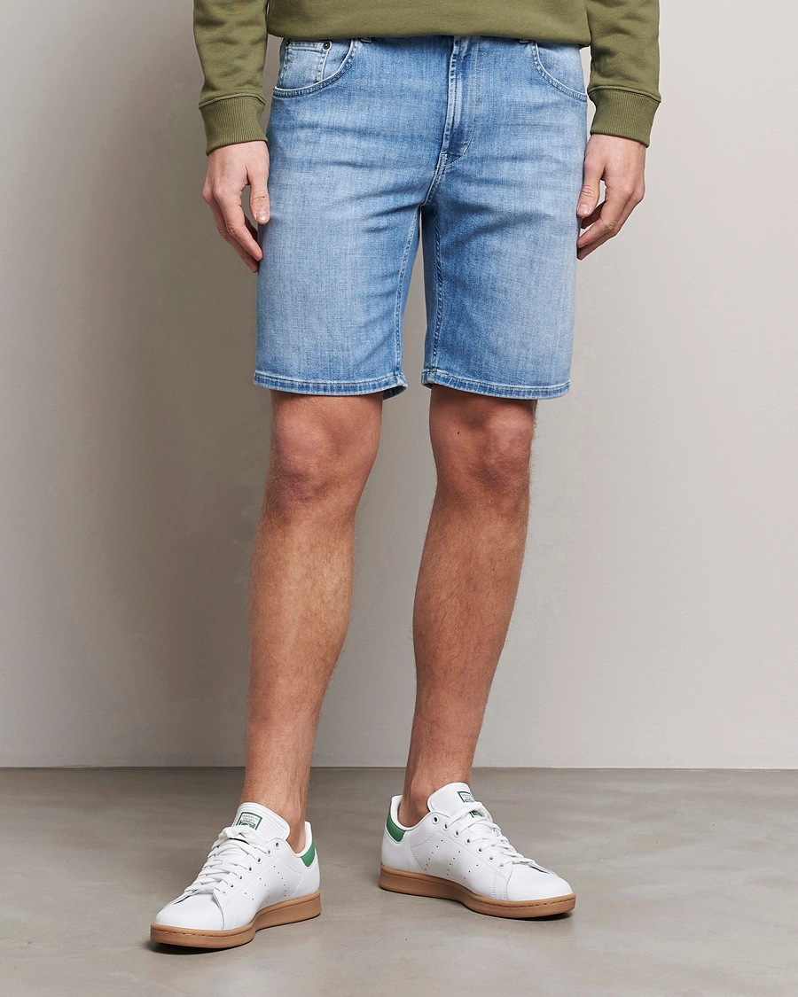 Heren | Korte broek | Dondup | Derek Denim Shorts Light Blue
